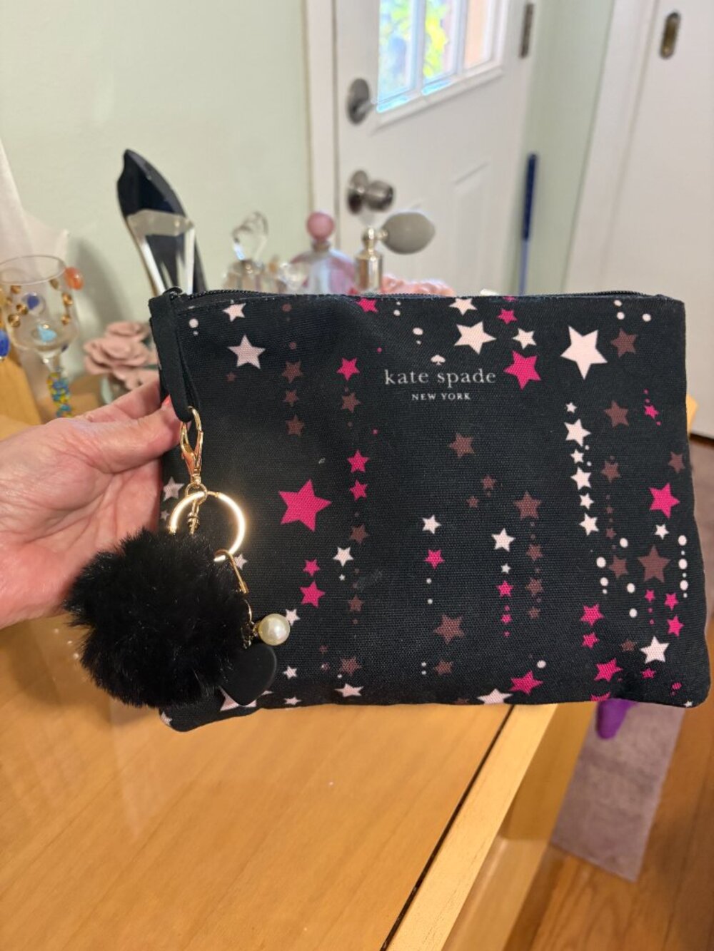 KATE SPADE STARS POUCH - NWOT